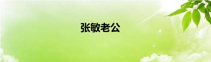張敏老公