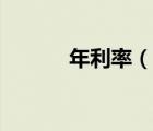 年利率（說一說年利率的簡(jiǎn)介）
