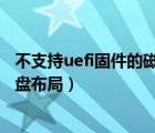 不支持uefi固件的磁盤布局 微星主板（不支持uefi固件的磁盤布局）