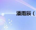 潘雨辰（說一說潘雨辰的簡介）