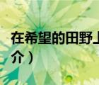 在希望的田野上（說(shuō)一說(shuō)在希望的田野上的簡(jiǎn)介）