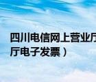 四川電信網(wǎng)上營業(yè)廳電子發(fā)票怎么查詢（四川電信網(wǎng)上營業(yè)廳電子發(fā)票）