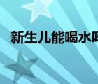 新生兒能喝水嗎第一天（新生兒能喝水嗎）