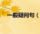 一般疑問句（說一說一般疑問句的簡介）