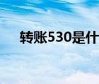 轉(zhuǎn)賬530是什么意思（530是什么意思）