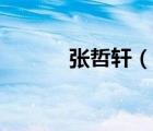 張哲軒（說一說張哲軒的簡介）