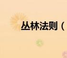 叢林法則（說一說叢林法則的簡介）