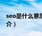 seo是什么意思（說(shuō)一說(shuō)seo是什么意思的簡(jiǎn)介）