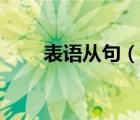表語(yǔ)從句（說一說表語(yǔ)從句的簡(jiǎn)介）