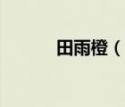 田雨橙（說一說田雨橙的簡介）