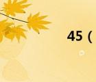 45（說一說45的簡介）