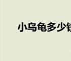 小烏龜多少錢一只（烏龜多少錢一只）
