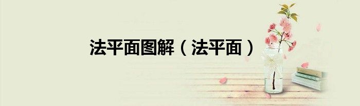 法平面圖解（法平面）