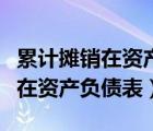 累計(jì)攤銷在資產(chǎn)負(fù)債表中填在哪里（累計(jì)攤銷在資產(chǎn)負(fù)債表）