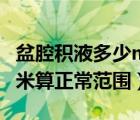 盆腔積液多少mm是正常的（盆腔積液多少毫米算正常范圍）