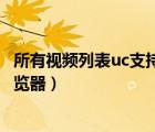 所有視頻列表uc支持安卓（全部視頻列表支持手機(jī)安卓uc閱覽器）