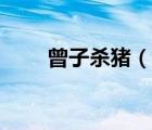 曾子殺豬（說(shuō)一說(shuō)曾子殺豬的簡(jiǎn)介）