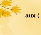 aux（說一說aux的簡(jiǎn)介）