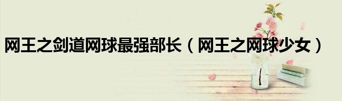 網(wǎng)王之劍道網(wǎng)球最強(qiáng)部長（網(wǎng)王之網(wǎng)球少女）