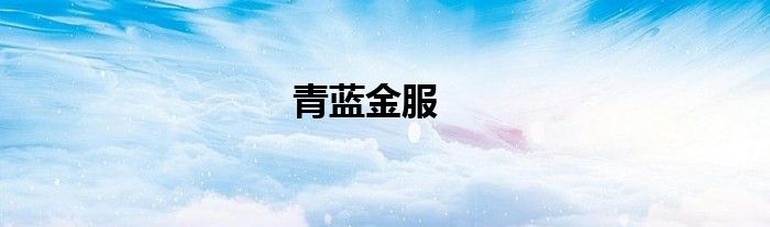 青藍金服