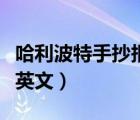 哈利波特手抄報英文版文字（哈利波特手抄報英文）