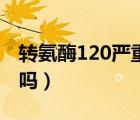 轉(zhuǎn)氨酶120嚴(yán)重嗎能治愈嗎（轉(zhuǎn)氨酶120嚴(yán)重嗎）