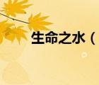 生命之水（說一說生命之水的簡介）