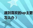 遇到喜歡的up主更新了怎么辦呢（遇到喜歡的up主更新了怎么辦）