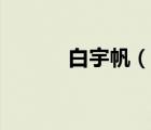 白宇帆（說一說白宇帆的簡介）