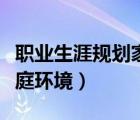 職業(yè)生涯規(guī)劃家庭環(huán)境分析（職業(yè)生涯規(guī)劃家庭環(huán)境）