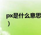 px是什么意思（說一說px是什么意思的簡介）
