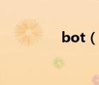 bot（說一說bot的簡介）