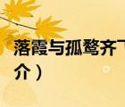 落霞與孤鶩齊飛（說一說落霞與孤鶩齊飛的簡介）