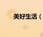 美好生活（說一說美好生活的簡介）