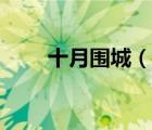 十月圍城（說一說十月圍城的簡介）
