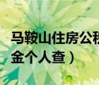馬鞍山住房公積金查詢電話（馬鞍山住房公積金個(gè)人查）
