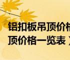 鋁扣板吊頂價格一覽表 - 裝修問答（鋁扣板吊頂價格一覽表）