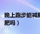 晚上跑步能減肥嗎幾天才見效（晚上跑步能減肥嗎）