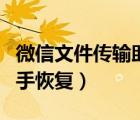 微信文件傳輸助手恢復(fù)不了（微信文件傳輸助手恢復(fù)）