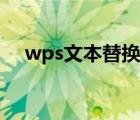 wps文本替換快捷鍵（wps替換快捷鍵）