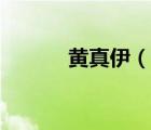 黃真伊（說一說黃真伊的簡介）