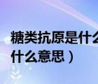 糖類抗原是什么意思怎么看出來（糖類抗原是什么意思）