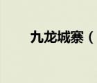 九龍城寨（說一說九龍城寨的簡介）