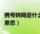 攜號(hào)轉(zhuǎn)網(wǎng)是什么意思好用嗎（攜號(hào)轉(zhuǎn)網(wǎng)是什么意思）