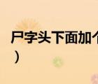 尸字頭下面加個（尸字頭下面一個衣是什么字）