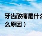 牙齒酸痛是什么原因引起的呢（牙齒酸痛是什么原因）