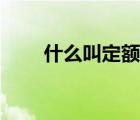 什么叫定額稅（定額稅是什么意思）
