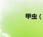 甲蟲（說一說甲蟲的簡介）
