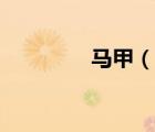 馬甲（說一說馬甲的簡(jiǎn)介）