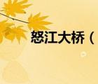 怒江大橋（說一說怒江大橋的簡介）
